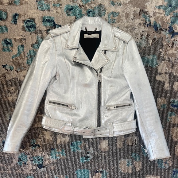 GOLDEN GOOSE Leather Biker Jacket - Picture 2 of 5